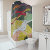 Mosaik Duschvorhang (Beispiel)