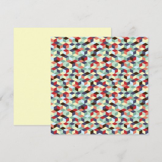 Mosaik, Einladung (Vorne/Hinten)