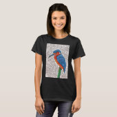 Mosaik-Eisvogel T-Shirt (Vorne ganz)