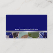 Mosaik-elegante Visitenkarte (Rückseite)