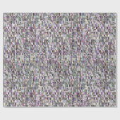 Mosaik-Entwurf in einem perligen Pastellmuster von Geschenkpapier (Flach)