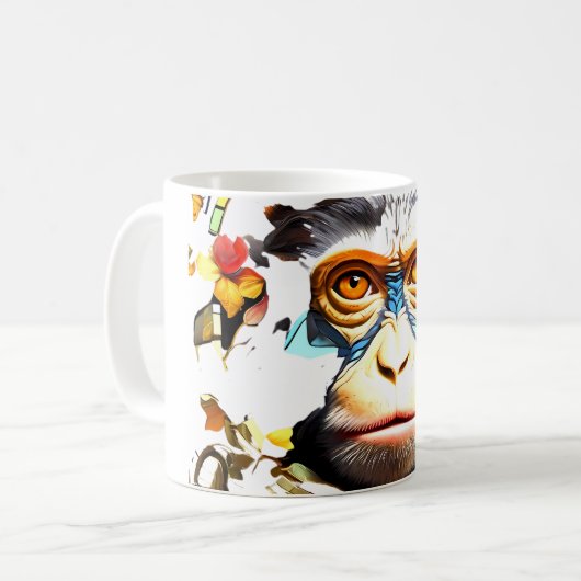 Mosaik Fantasy Tasse Design (Vorderseite Links)