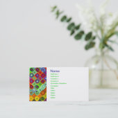 Mosaik Fine Fraktal Art Visitenkarte (Stehend Vorderseite)