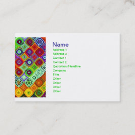 Mosaik Fine Fraktal Art Visitenkarte