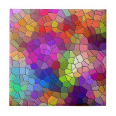 Mosaik-Fliesen-Regenbogen Fliese (Vorderseite)