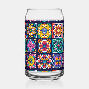 Mosaik-Floral-Mischung Dosenglas