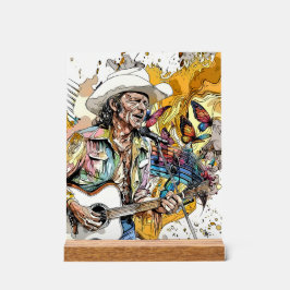 Mosaik für kreative Musik 8x10 Prints Acrylschild