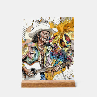 Mosaik für kreative Musik 8x10 Prints Acrylschild