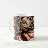 Mosaik-Geist Kaffeetasse (Vorderseite Links)