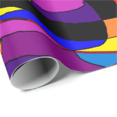 Mosaik gemischt lebendig geschenkpapier (Rolleneckpunkt)