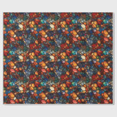 Mosaik Gemstone Geschenkpapier (Flach)