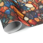 Mosaik Gemstone Geschenkpapier (Rolleneckpunkt)