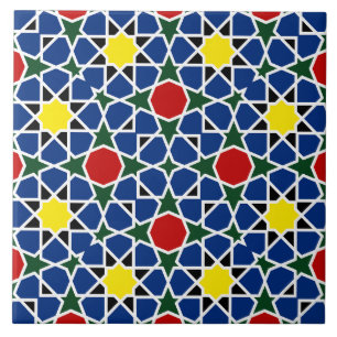 Mosaik Geometric Pattern Design Fliese