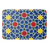 Mosaik Geometric Pattern Design Fliese Badematte (Vorderseite)