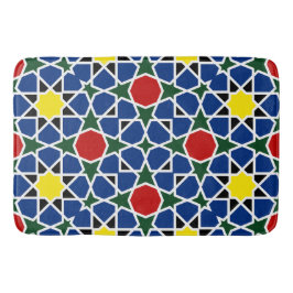 Mosaik Geometric Pattern Design Fliese Badematte