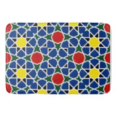 Mosaik Geometric Pattern Design Fliese Badematte (Vorderseite)