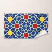 Mosaik Geometric Pattern Design Fliese Badhandtuch Set (Handtuch)