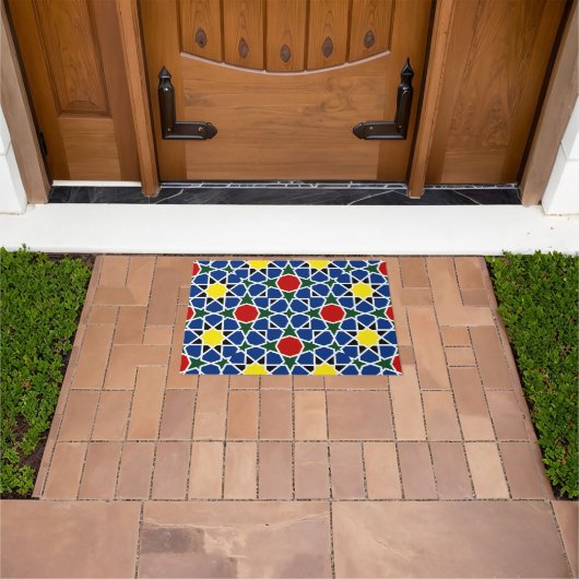 Mosaik Geometric Pattern Design Fliese Fußmatte (Außenbereich)
