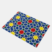 Mosaik Geometric Pattern Design Fliese Fußmatte (Schrägansicht)