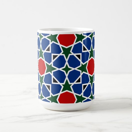 Mosaik Geometric Pattern Design Fliese Kaffeetasse (Mittel)