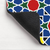 Mosaik Geometric Pattern Design Fliese Mousepad (Ecke)