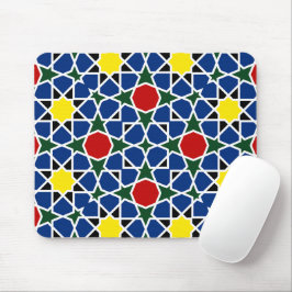 Mosaik Geometric Pattern Design Fliese Mousepad