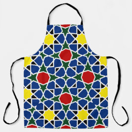 Mosaik Geometric Pattern Design Fliese Schürze