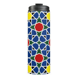 Mosaik Geometric Pattern Design Fliese Thermosbecher