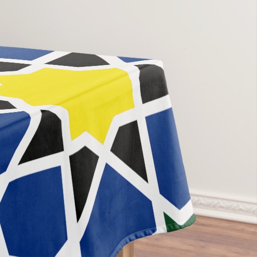 Mosaik Geometric Pattern Design Fliese Tischdecke (Beispiel)