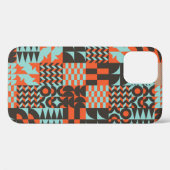 Mosaik geometrische Fliesen, nahtlos elegantes Mus Case-Mate iPhone Hülle (Rückseite (Horizontal))