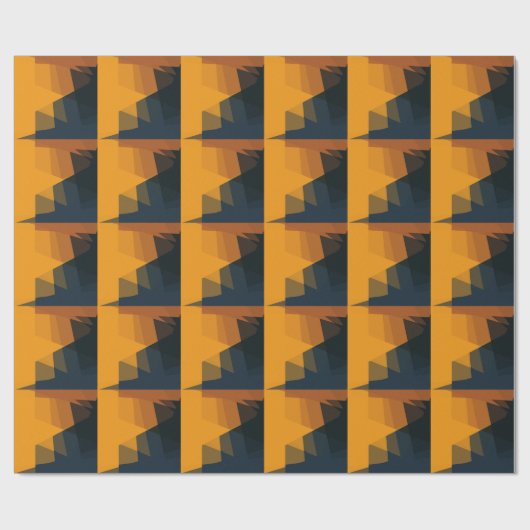 Mosaik geometrisches Muster #19 Geschenkpapier (Flach)