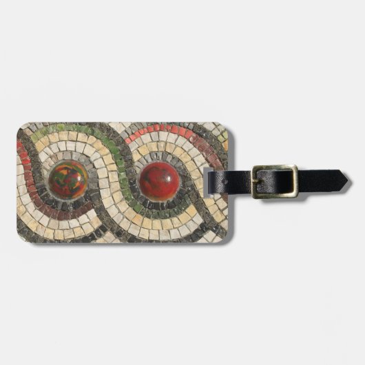 Mosaik Gepäckanhänger (Vorderseite horizontal)