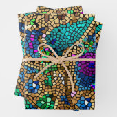 Mosaik Geschenkpapier Set (Beispiel)
