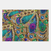 Mosaik Geschenkpapier Set (Vorderseite)