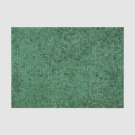 Mosaik gestanztes Glas Stil grüne Textur Muster Seidenpapier