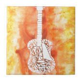 Mosaik-Gitarre Fliese (Vorderseite)