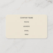 Mosaik Gray Business Card Visitenkarte (Rückseite)