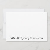 Mosaik Guitar Collection Boho Chic Einladung (Rückseite)