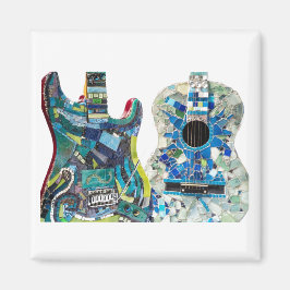Mosaik Guitar Collection Boho Chic Magnet