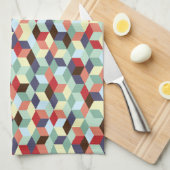 Mosaik, Handtuch (Viertel Falte)