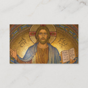 Mosaik Heiliges Herz Jesu Visitenkarte