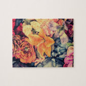 Mosaik Herbst Blume Jigsaw Puzzle (Horizontal)