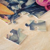 Mosaik Herbst Blume Jigsaw Puzzle (Seite)