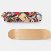 Mosaik-Herz der Liebe Skateboard (Horizontal)