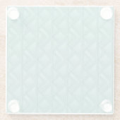 Mosaik-Hintergrund Glasuntersetzer (Rückseite)