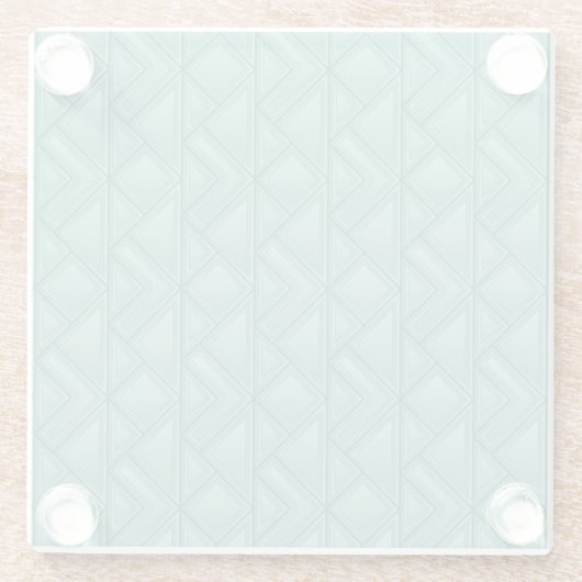 Mosaik-Hintergrund Glasuntersetzer (Rückseite)