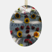 Mosaik IMAGINE, Erdbeerfelder, NY - Keramik Ornament (Rechts)