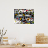 Mosaik IMAGINE, Erdbeerfelder, NY - Poster (Küche)