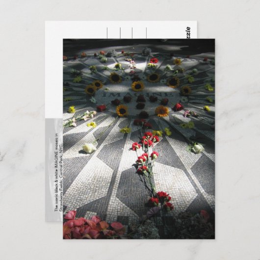 Mosaik IMAGINE, Erdbeerfelder, NY - V Postkarte (Vorne/Hinten)