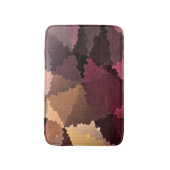 Mosaik in braun-rosa und gelben Farben Badematte (Vorderseite Vertikal)